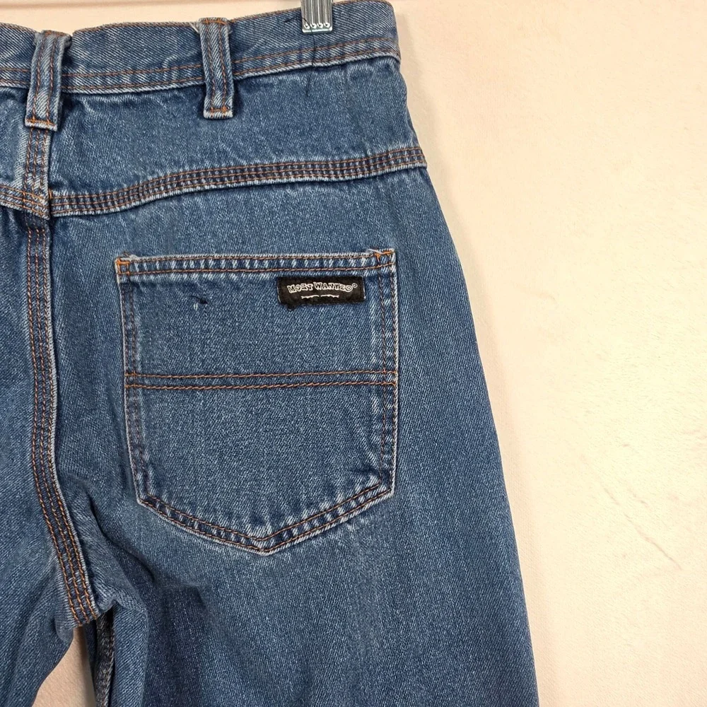 Most‎ Wanted Denim Jeans Men's 30x32 Medium Wash Straight Leg Y2K Skater